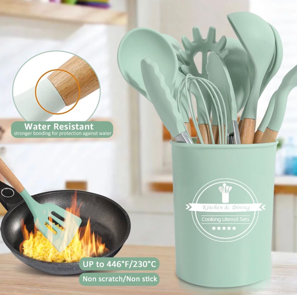 JUEGO UTENSILIOS DE COCINA  X12
